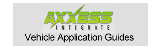 Axxess Vehicle Application Guides