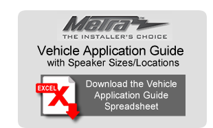 Vehicle Speaker Size Chart